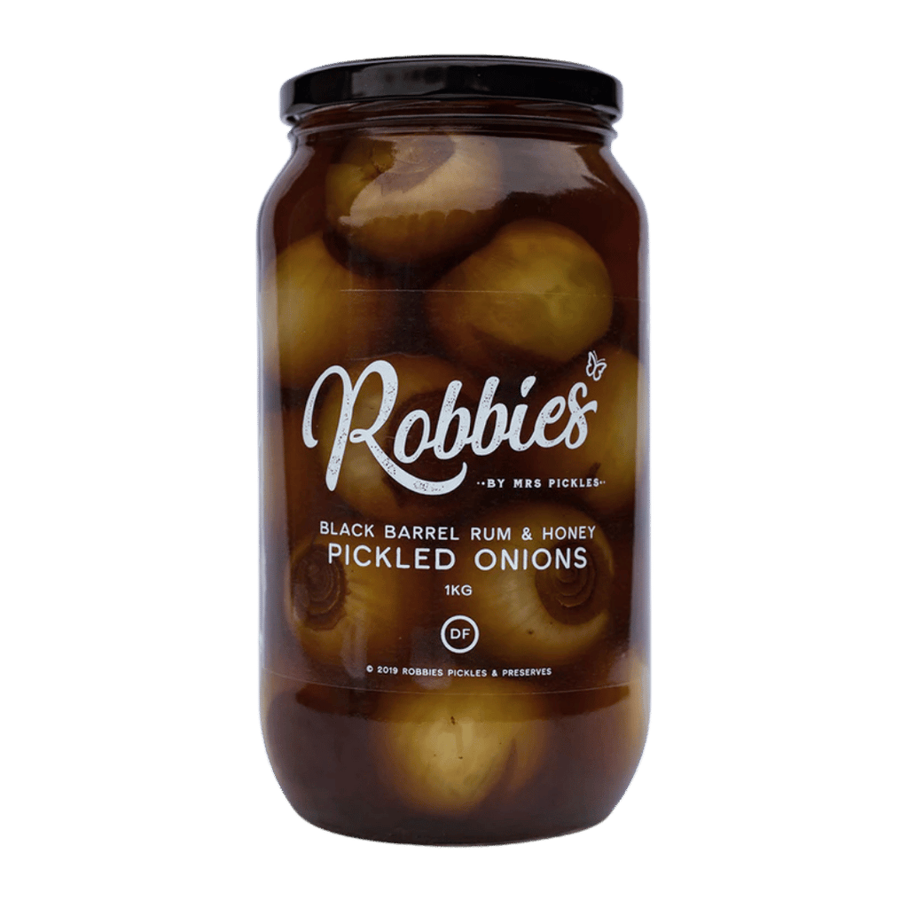 Black Barrel Rum & Honey Pickled Onions 1 KG