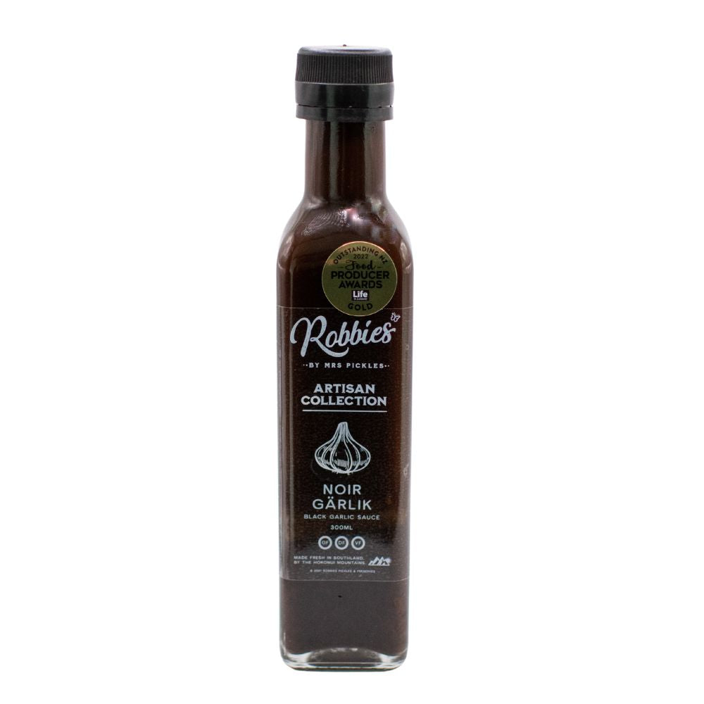 Artisan Collection - Noir Gärlik - Black Garlic Sauce 'Gluten Free' 250ml