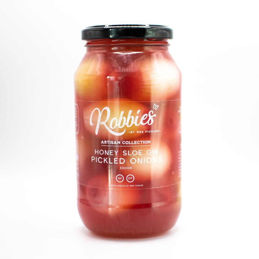 Honey Sloe Gin Pickled Onions 500g